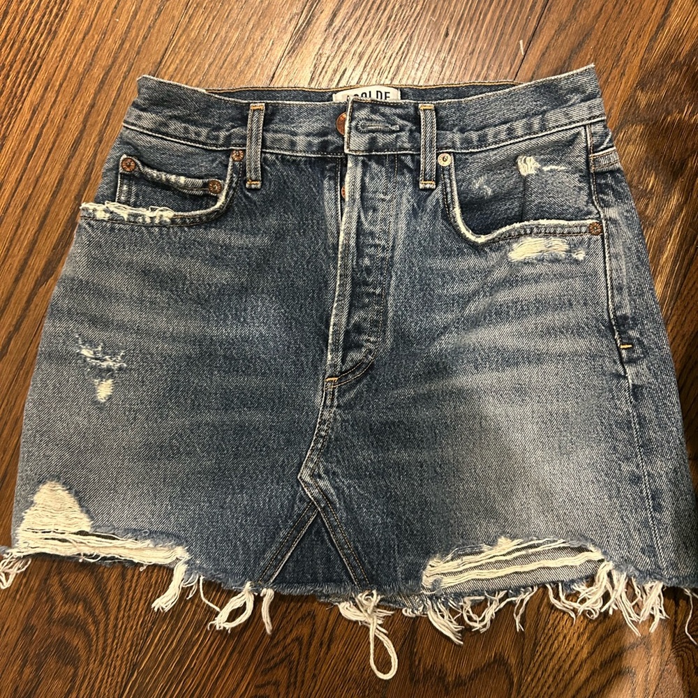 Agolde Jean skirt size 25. Barely worn